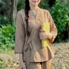 Đồ lam nữ đẹp màu socola