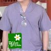 Đồ Lam Đi Chùa Nam Thêu Tâm Tici Màu Lam