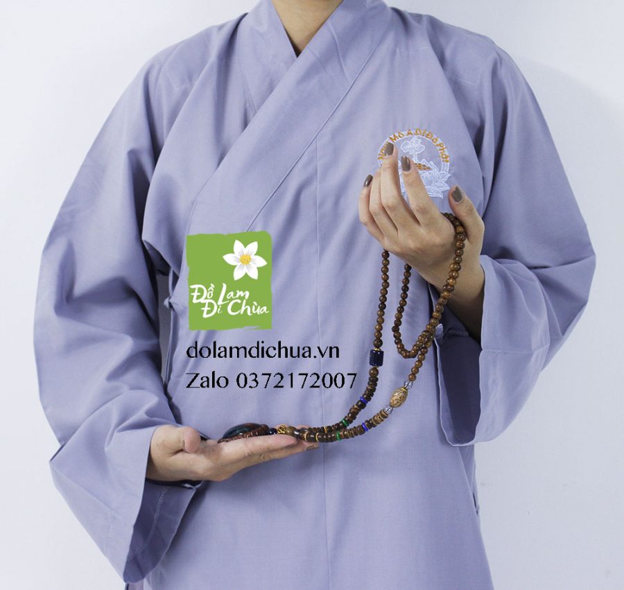 ao_trang_phat_tu_kate_lam_1 Áo Tràng Phật Tử Kate Màu Lam