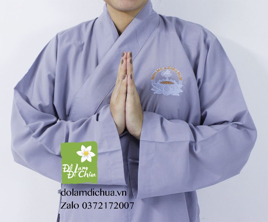 ao_trang_phat_tu_kate_lam_3 Áo Tràng Phật Tử Kate Màu Lam