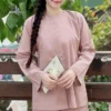 Đồ lam vạt hò màu xanh hồng