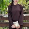 Đồ lam vạt hò màu nâu