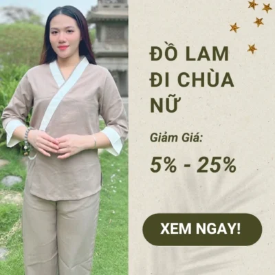 Đồ Lam Đi Chùa Nữ