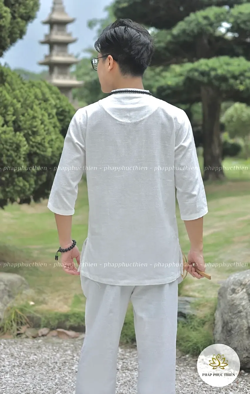 do-lam-mau-trang-dai-loan2 đồ lam cao cấp Đài Loan màu trắng