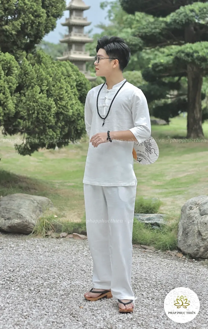 do-lam-mau-trang-dai-loan4 đồ lam cao cấp Đài Loan màu trắng