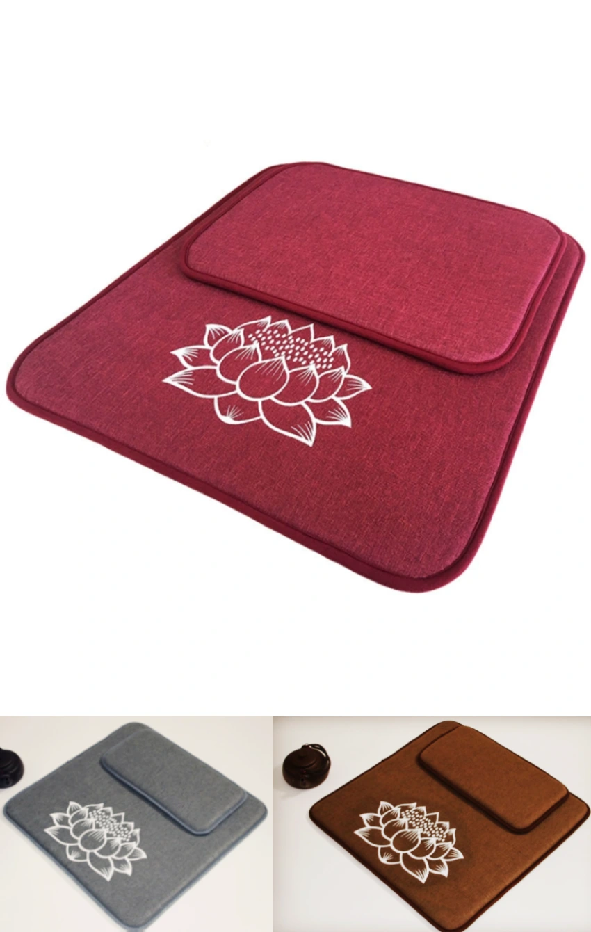 tham-ngoi-thien-du-mau Đệm ngồi thiền 3 màu