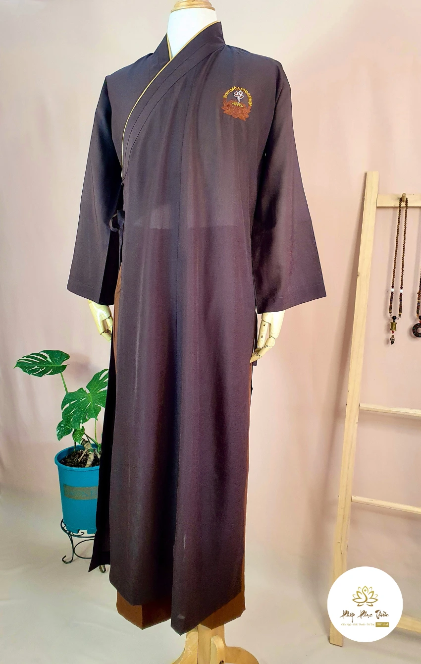 ao-trang-nau-cao-cap2 áo tràng cao cấp màu nâu Đài Loan