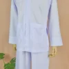 bộ đồ lam đi chùa màu trắng