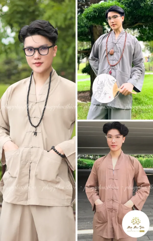 Đồ lam la hán nam 3 màu