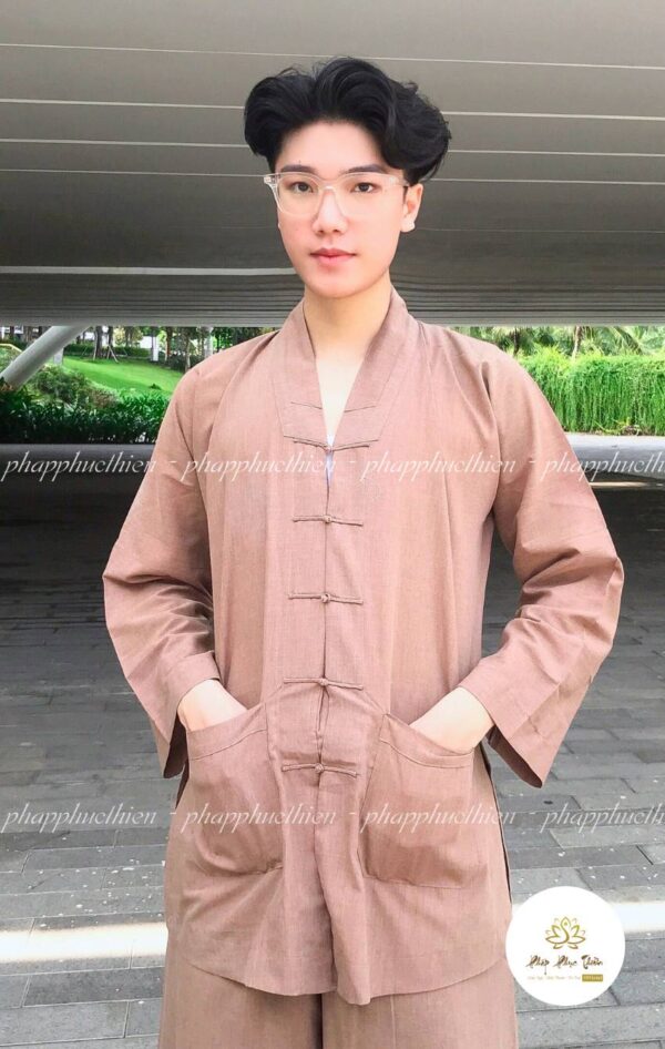 Đồ lam la hán nam màu Socola