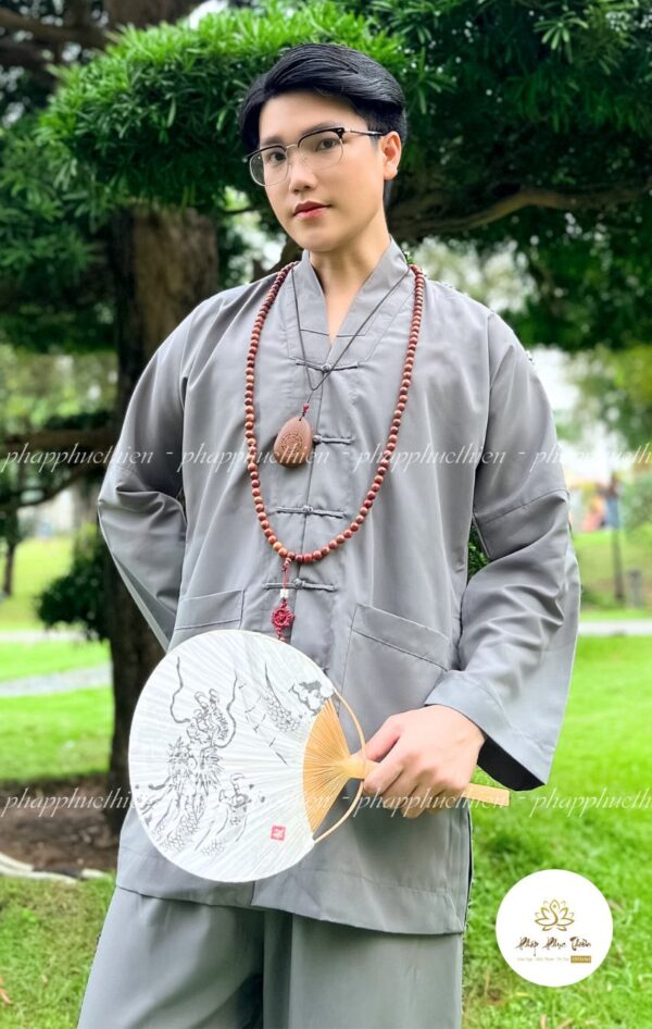 Đồ lam la hán nam màu Xám Xi Măng