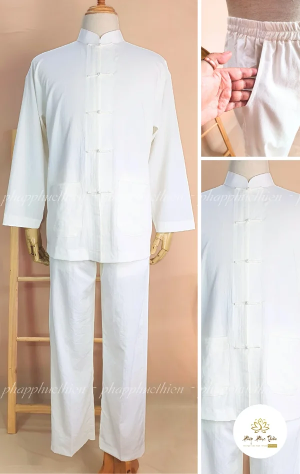 đồ lam nam màu trắng