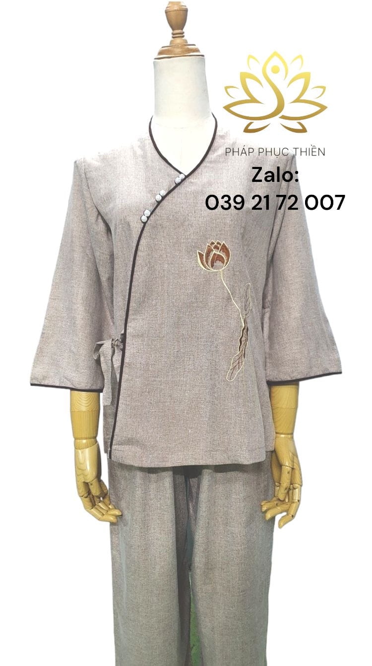 do-lam-cao-cap-nu2 đồ lam linen ấn màu socola