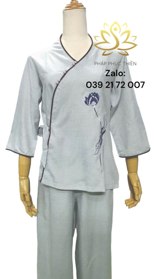 đồ lam linen ấn màu lam