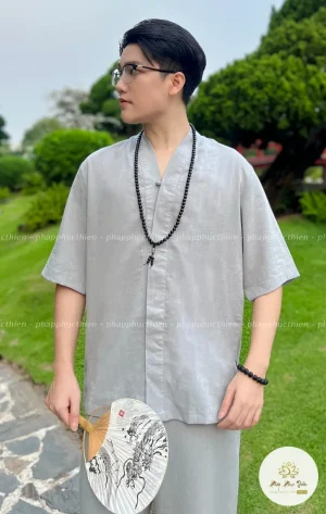 pháp phục nam màu Lam