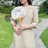 áo dài đi chùa