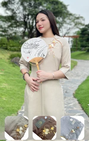 áo dài đi chùa