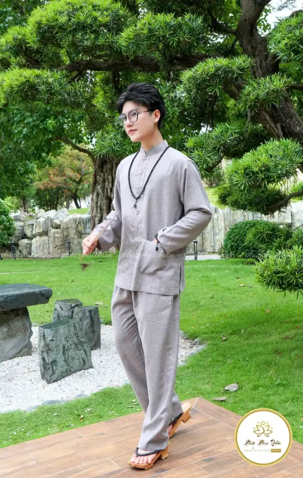 Đồ Lam Lãnh Tụ Màu Tím Khói