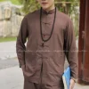 đồ lam lãnh tụ màu trà