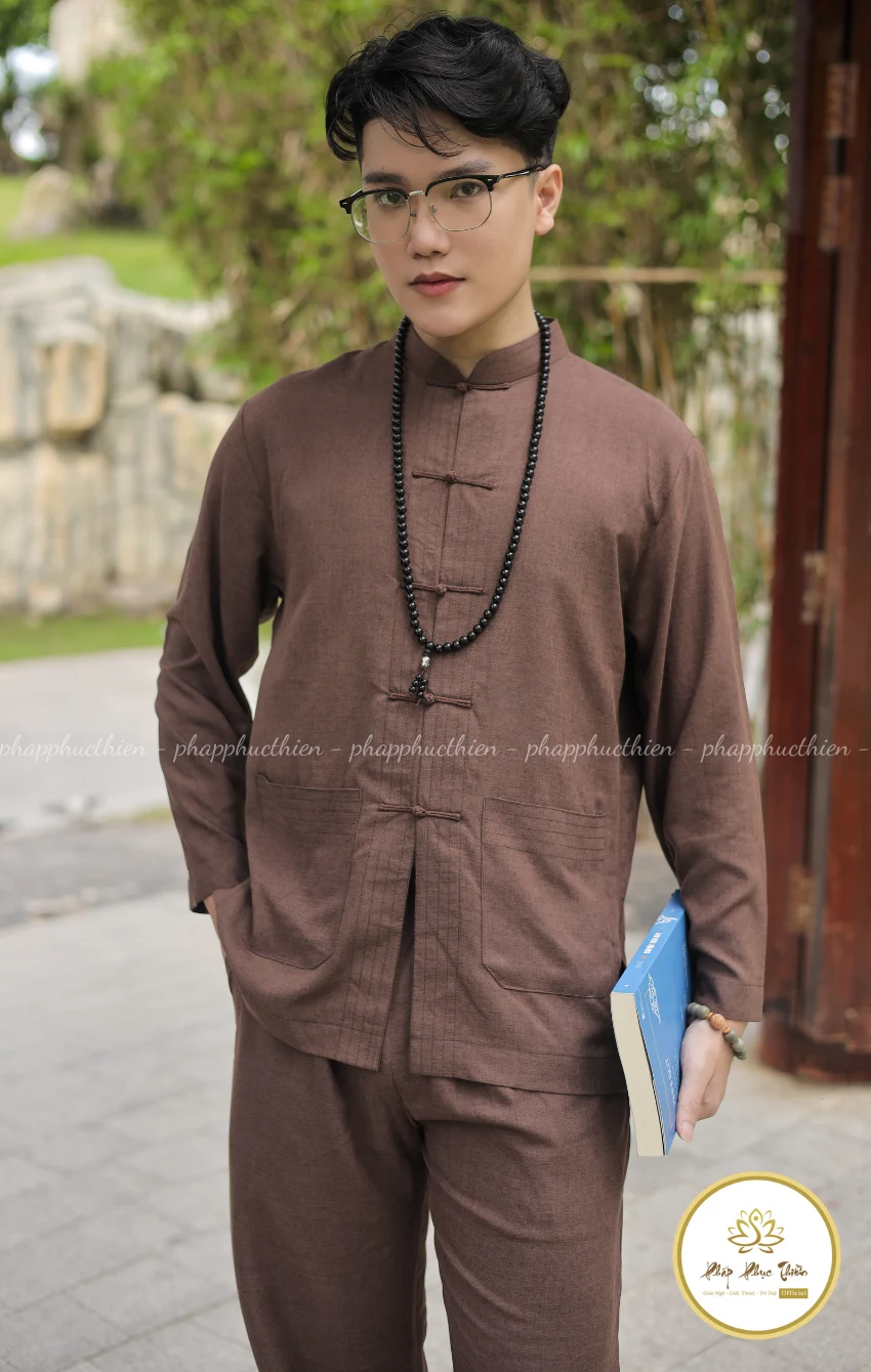 đồ lam lãnh tụ màu trà
