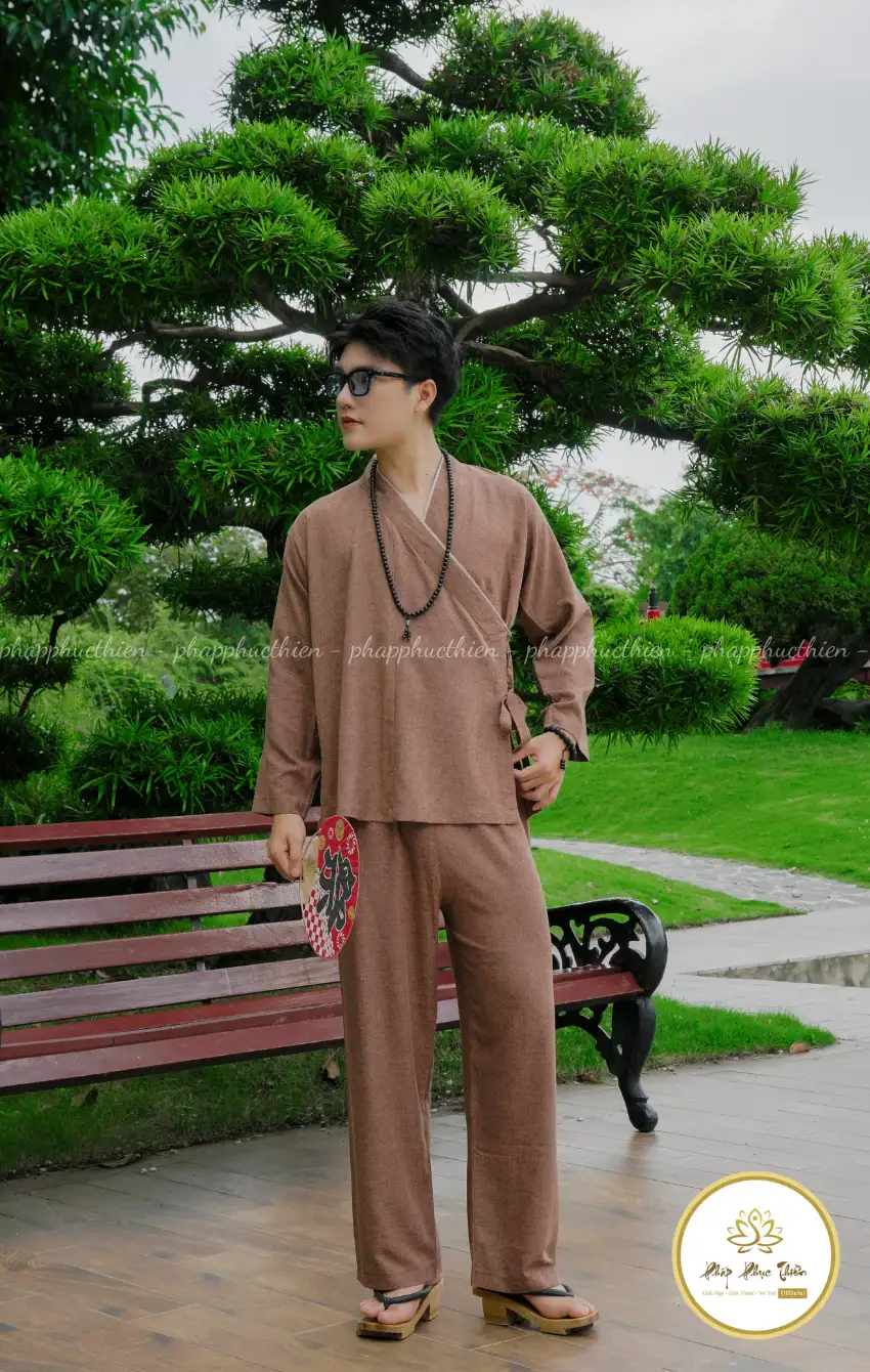 Đồ Lam Thiền Nhật Màu Nâu Trà