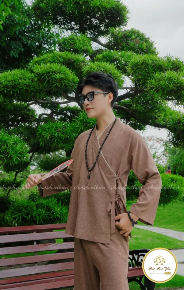 Đồ Lam Thiền Nhật Màu Nâu Trà
