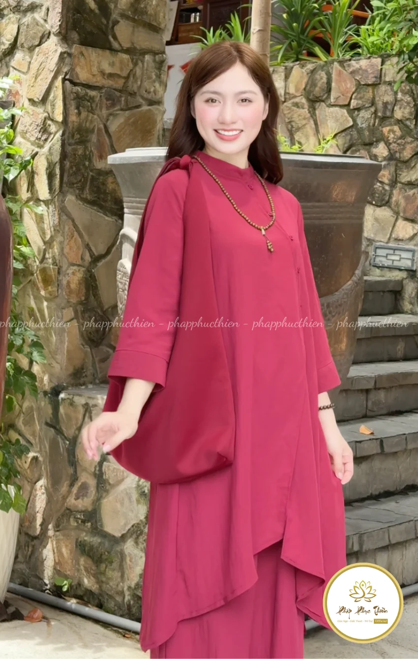 Đồ Lam Bồ Đề Tạng Đỏ Saffron