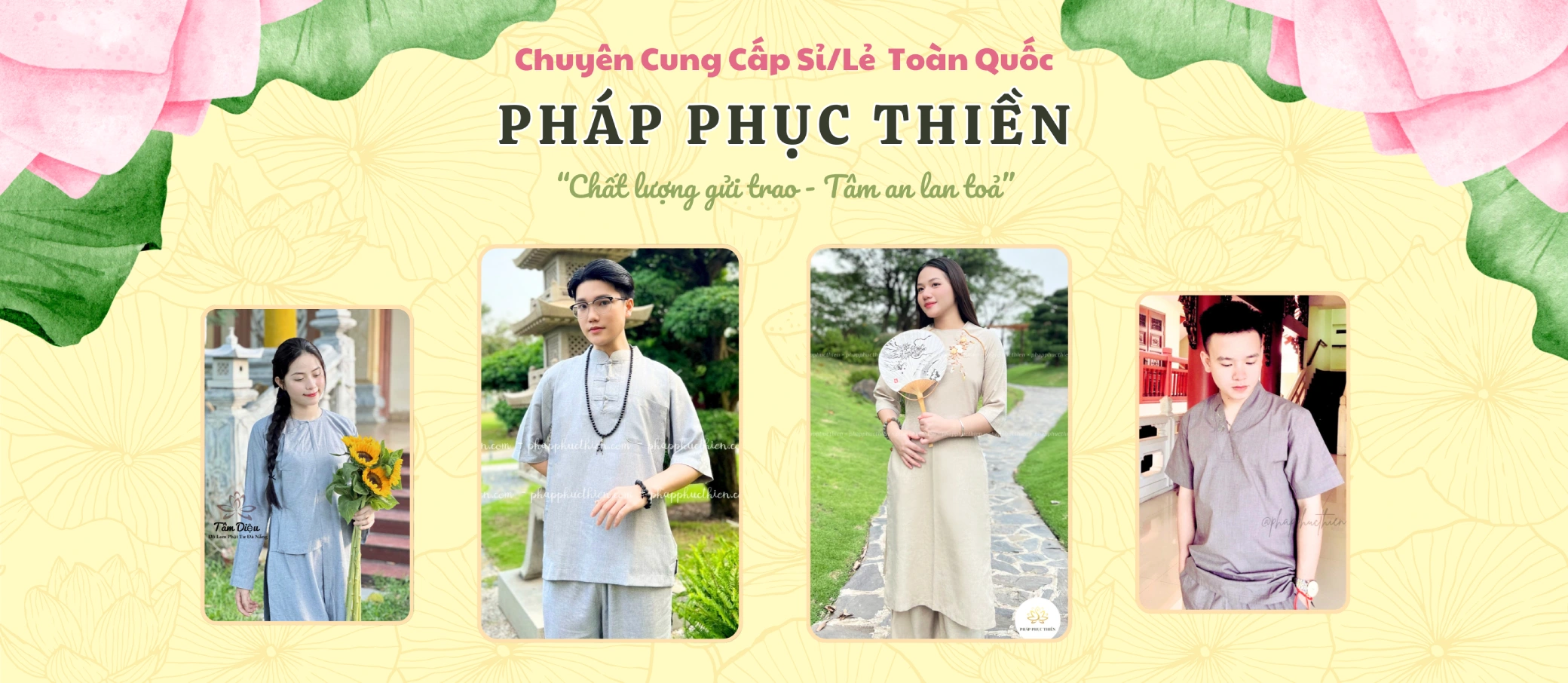 Đồ lam đi chùa banner
