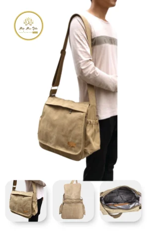Túi Đi Chùa Cao Cấp Màu Kem