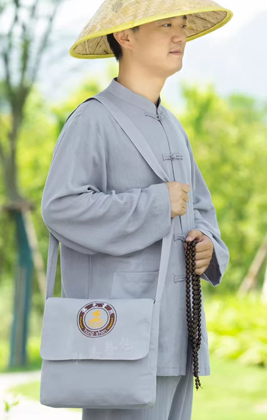 túi đi chùa Đài Loan màu lam