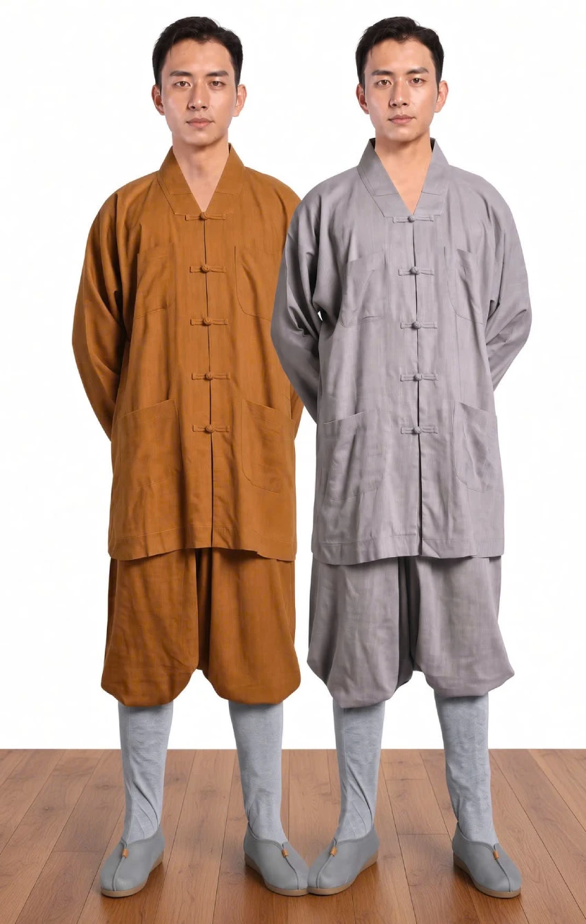 do-lam-la-han-cao-cap-10 - Đồ Lam Đi Chùa Giá Sỉ Đồ Lam La Hán Cotton Lụa Cao Cấp